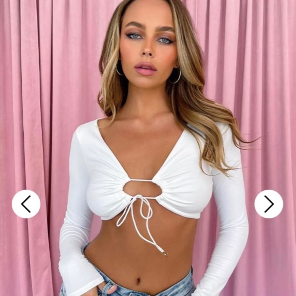 Brand new crop top long sleeve
